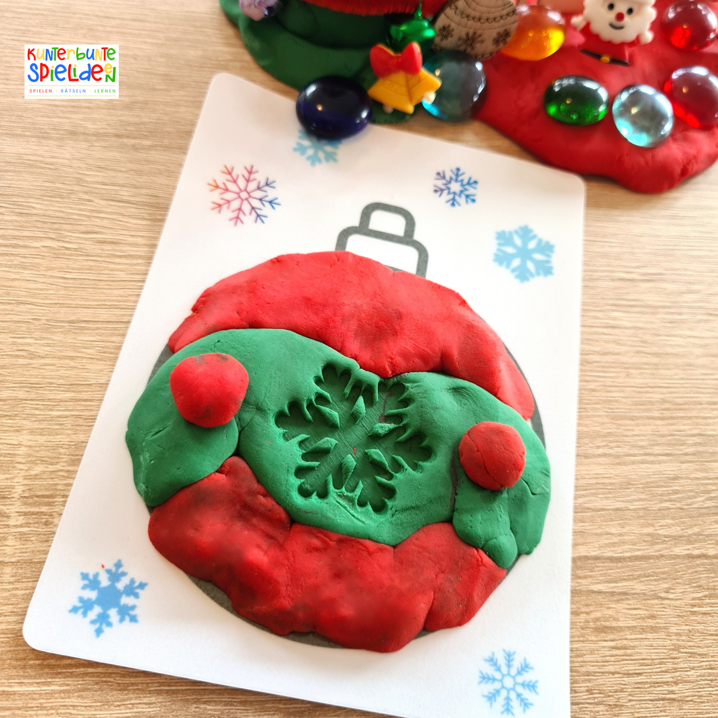 Weihnachten beschäftigung Weihnachten vegane Knete Geschenkset Sensory Play Weihnachten sensory Play Sensorisches Spielzeug für Kleinkinder Knetgläser vegane Knete handgemcht Knetdosen Kleines Geschenk Knetgläser Kleines Geschenk