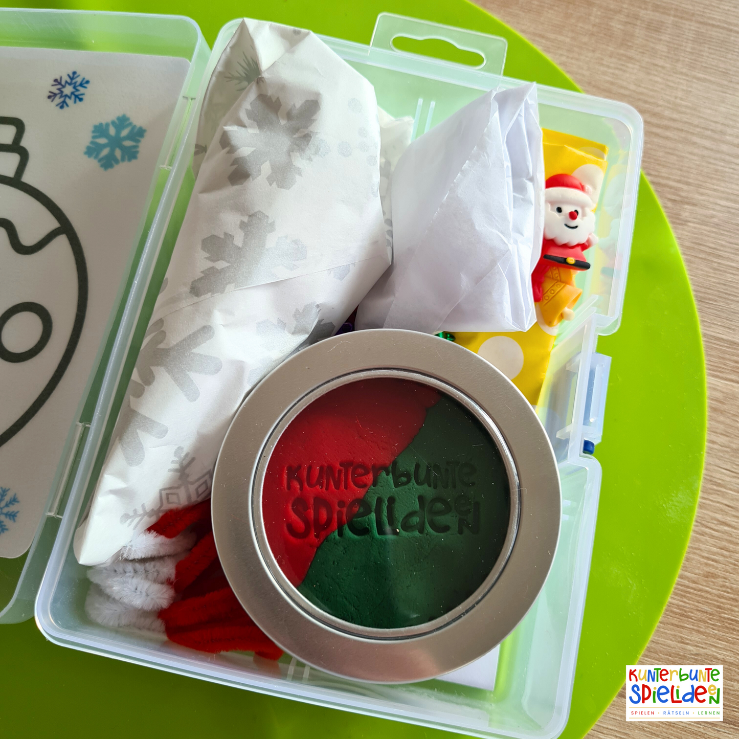 Weihnachten beschäftigung Weihnachten vegane Knete Geschenkset Sensory Play Weihnachten sensory Play Sensorisches Spielzeug für Kleinkinder Knetgläser vegane Knete handgemcht Knetdosen Kleines Geschenk Knetgläser Kleines Geschenk