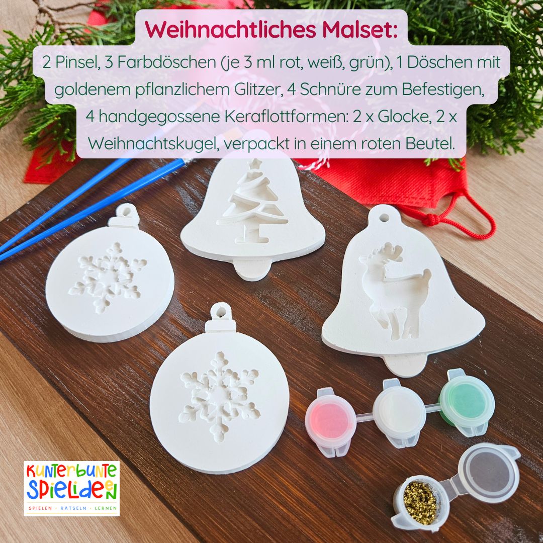 Weihnachtsfreude ohne Aufwand – Kreatives Weihnachts-Malset für DIY-Geschenke