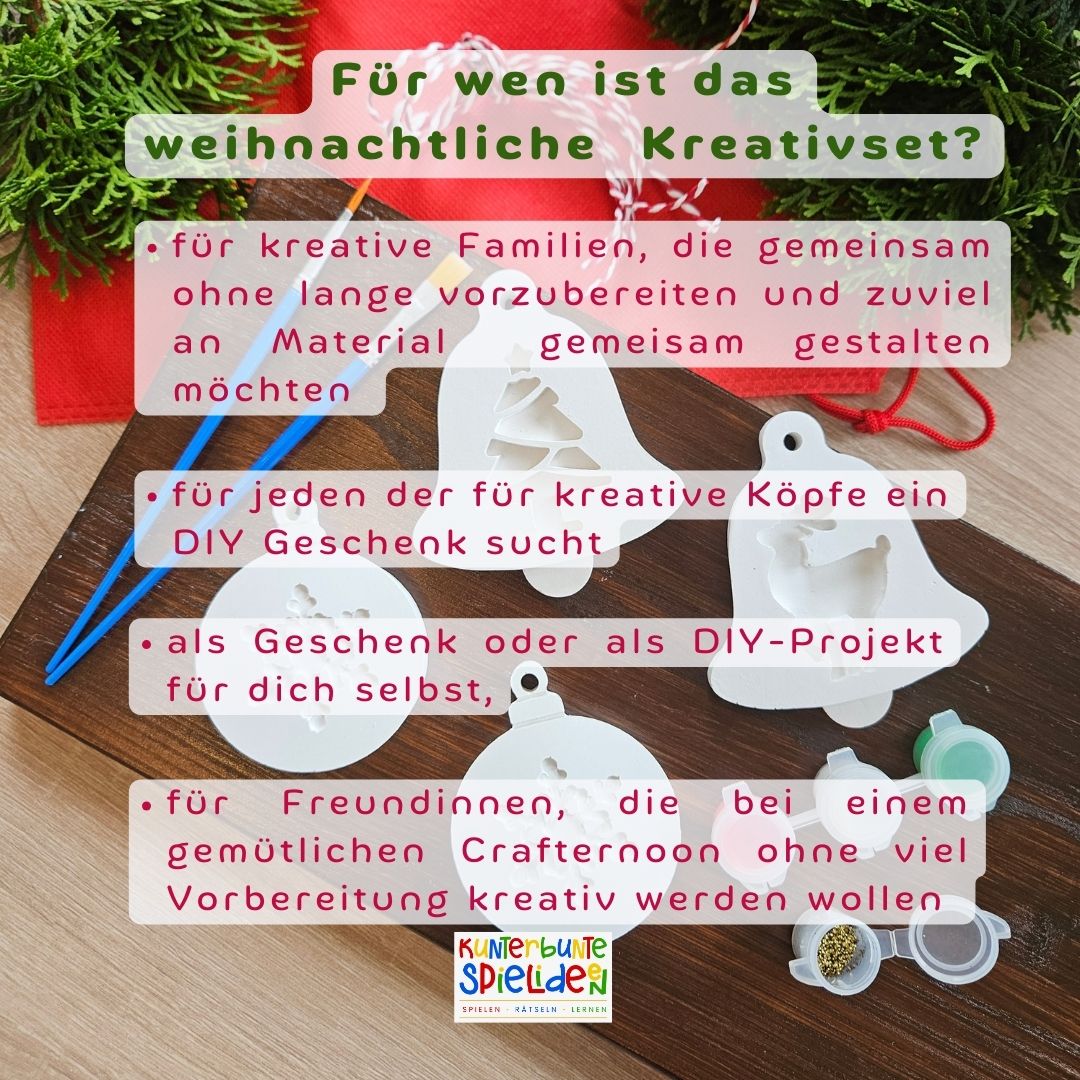 Weihnachtsfreude ohne Aufwand – Kreatives Weihnachts-Malset für DIY-Geschenke