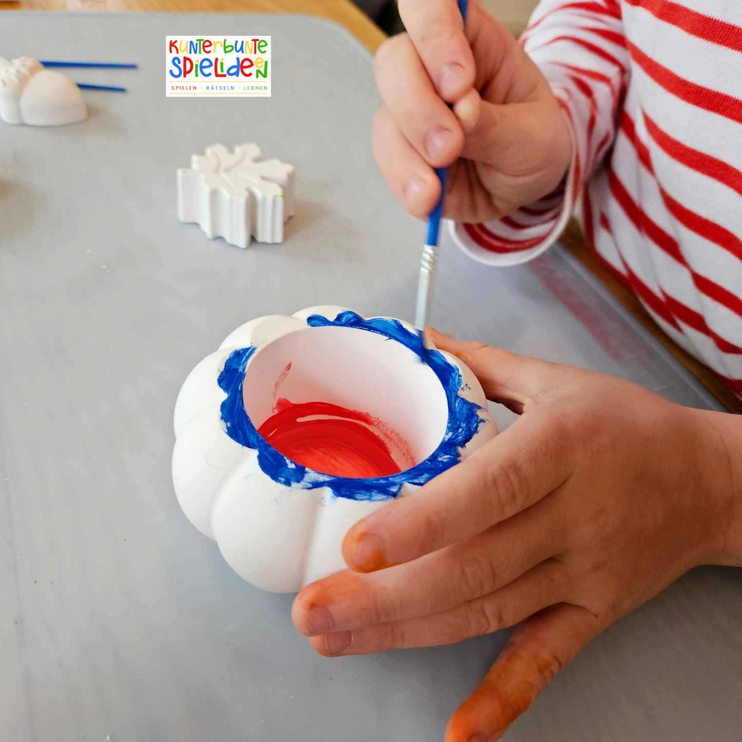 Herbstliches Bastelset für kreative Stunden, Crafternoon, Keraflott, DIY Geschenk mit Kürbissen