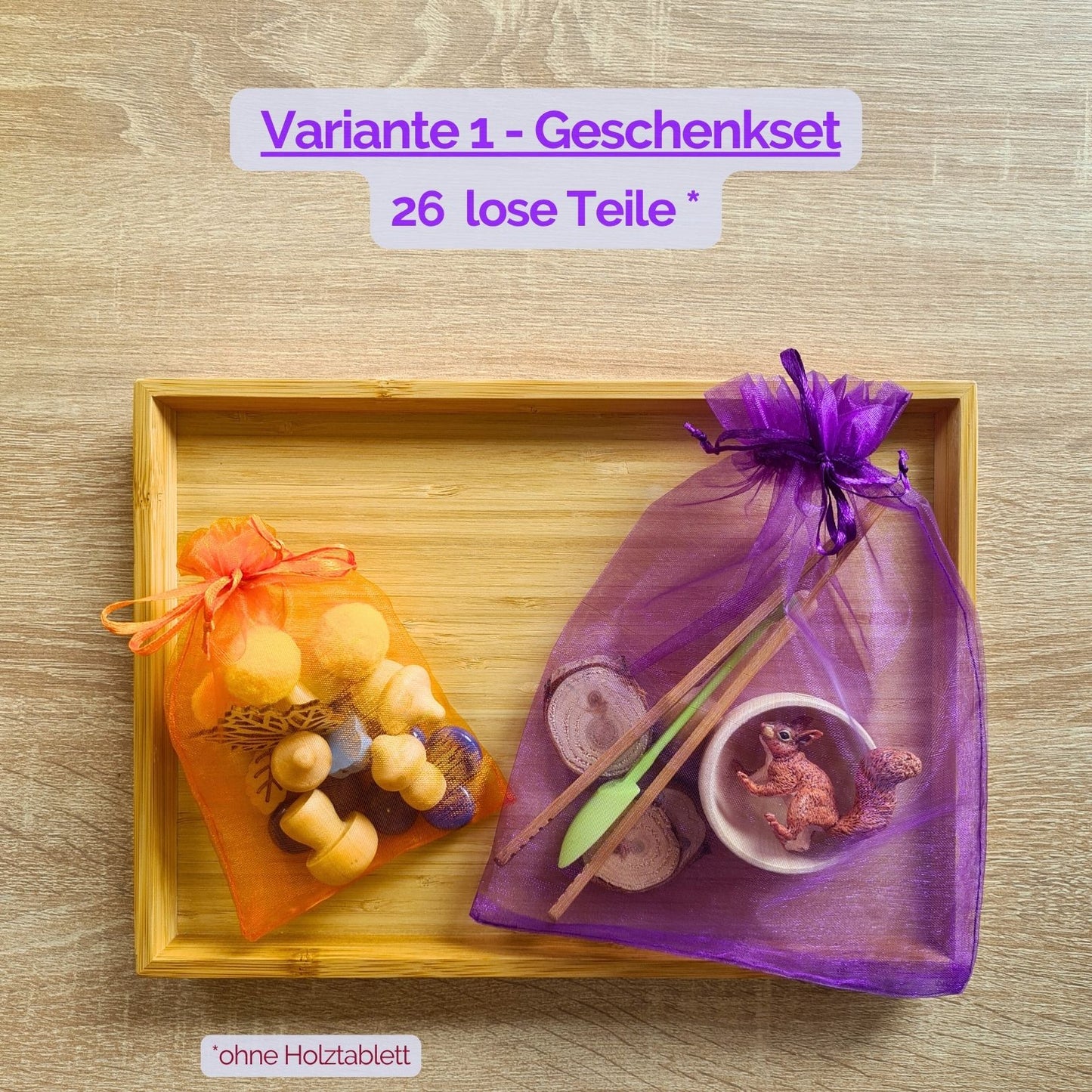 Herbstliches Sensory Play Kit, Sensory Play Herbst, Montessori Aktionstablett Herbst Zubehör, Jahreszeitentisch Herbst Dekoration, Sensorisches Spielset für Kleinkinder, Kreatives Herbstspiel für Kinder,