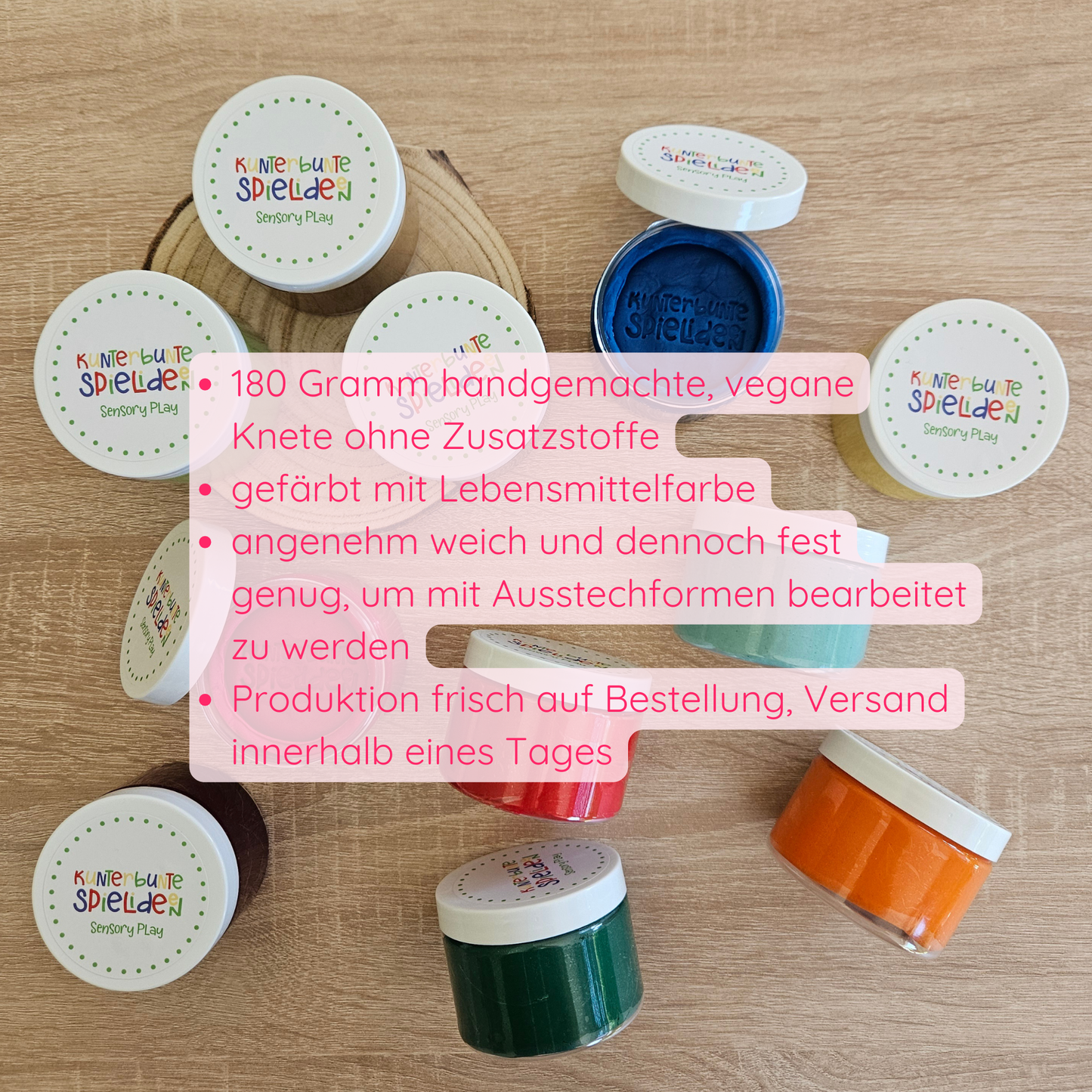 Knete für Kinder und Knetvorlagen, nachhaltig und schadstofffreies Spielen mit Knete