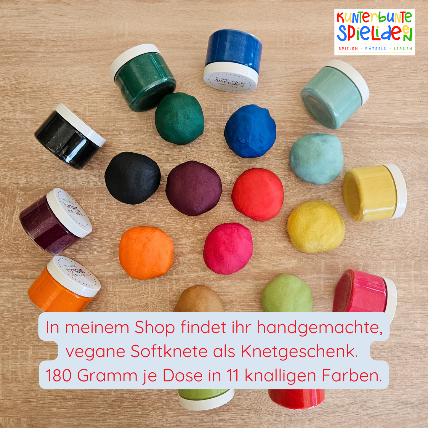Knete Bio Knete Geschenk für Kinder ab 2 Jahre ab 3 Jahre ab 4 Jahre Zubehör Knete Knetvorlagen Knetmatten Geschenk Adventskalender Kindertag Kindergeburtstag Knetgeschenk