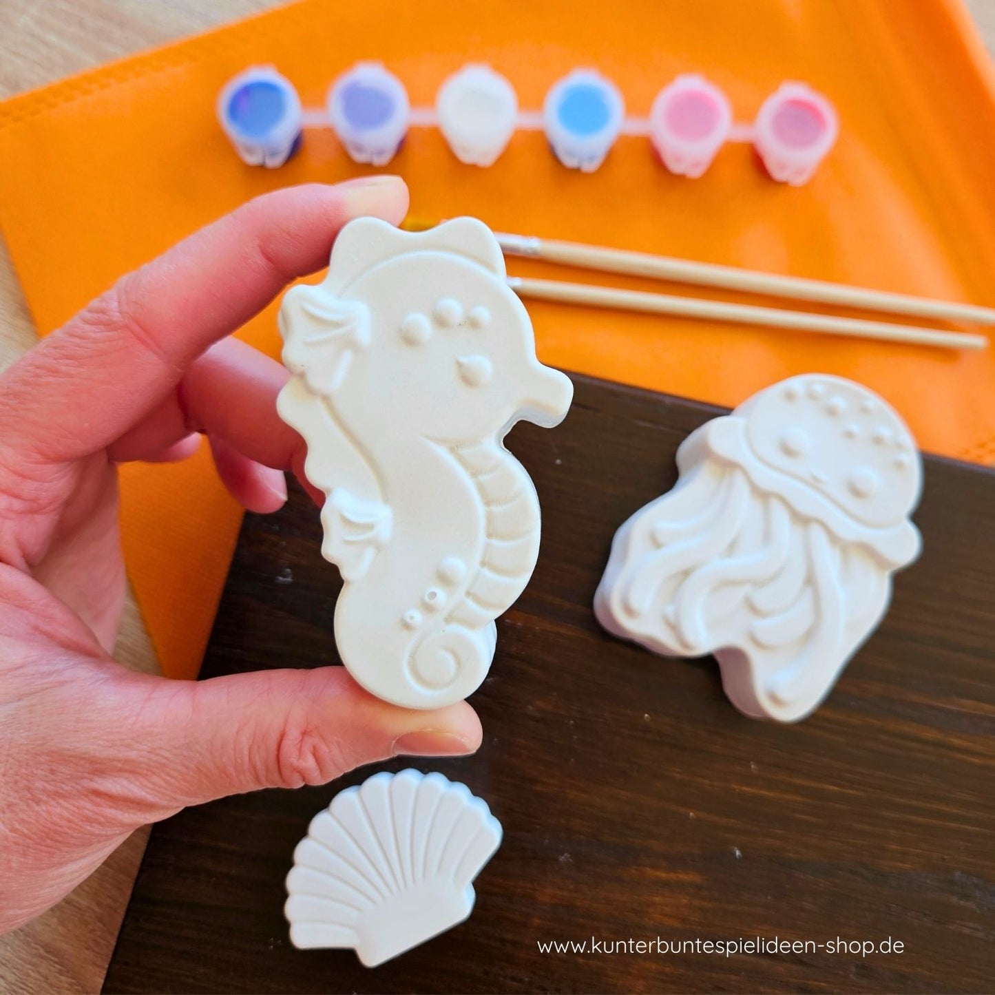 Malset „Meereszauber“ mit Meerestieren – Kreativset für Kinder zum Geburtstag, Kindertag, als Mitgebsel oder für den Kindertisch auf Hochzeiten