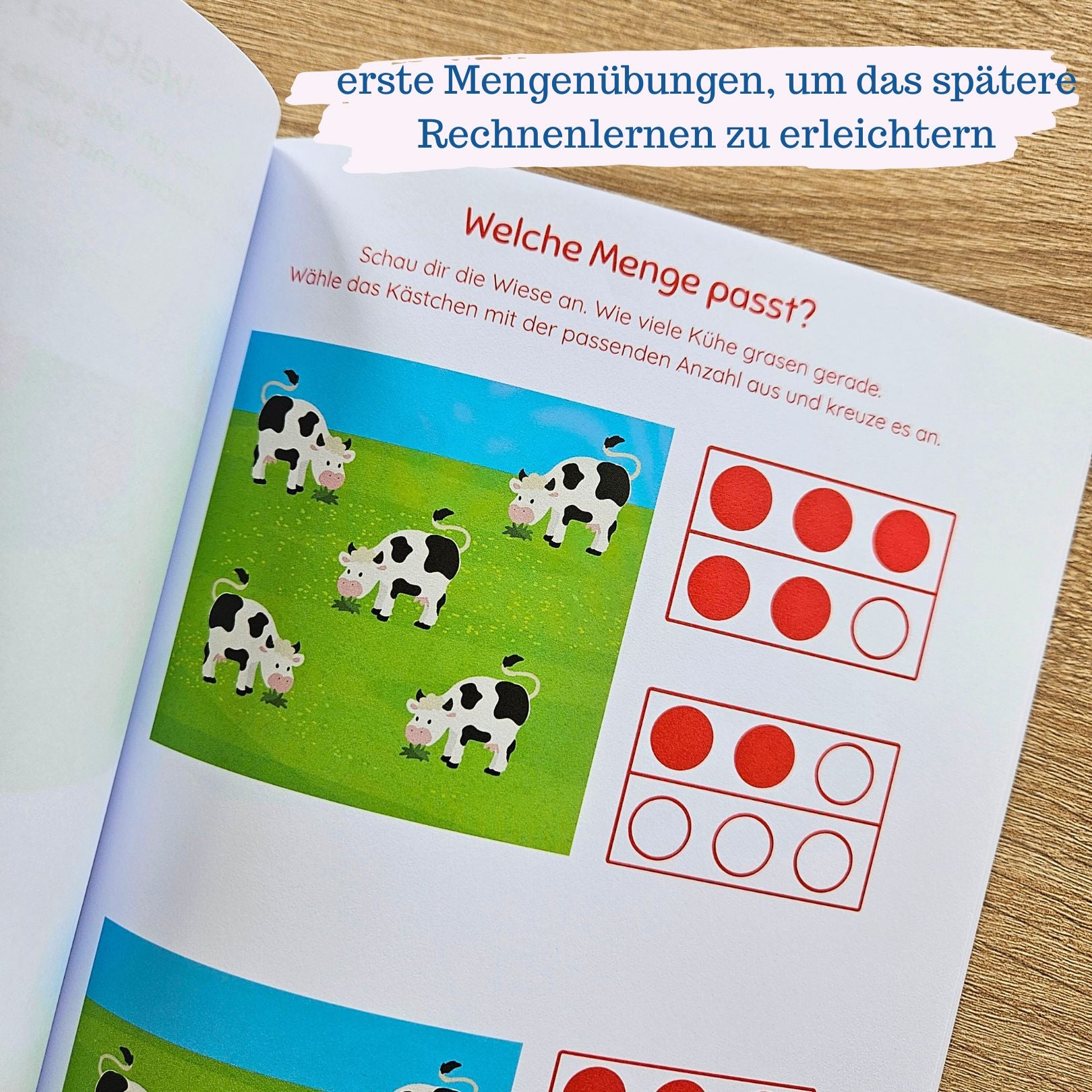 Mengenübungen für Kinder ab 3 Jahren – Zählen, Vergleichen und logisches Zuordnen anhand von Objekten aus den Themenwelten Strand, Frühling, Sommer, Herbst, Winter, Bauernhof und Baustelle