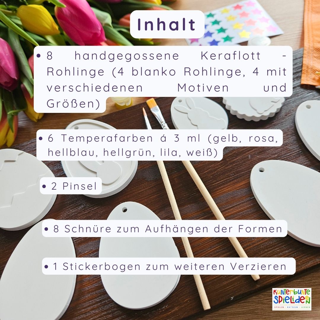 DIY Oster-Bastelset für kreative Familien – Kunterbunte DIY-Ostergeschenke & Deko kinderleicht selbst gestalten!
