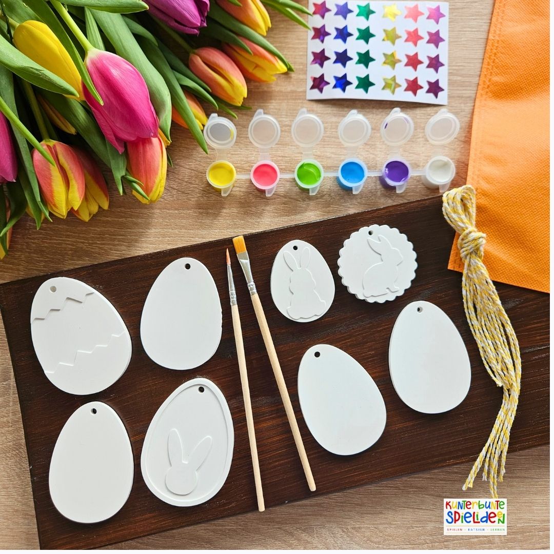 DIY Kreativset Bastelset mit Ostereier aus Keraflott
