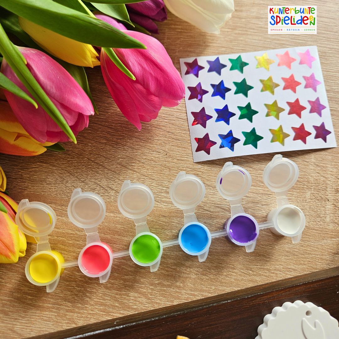 DIY Kreativset Bastelset mit Ostereier aus Keraflott
