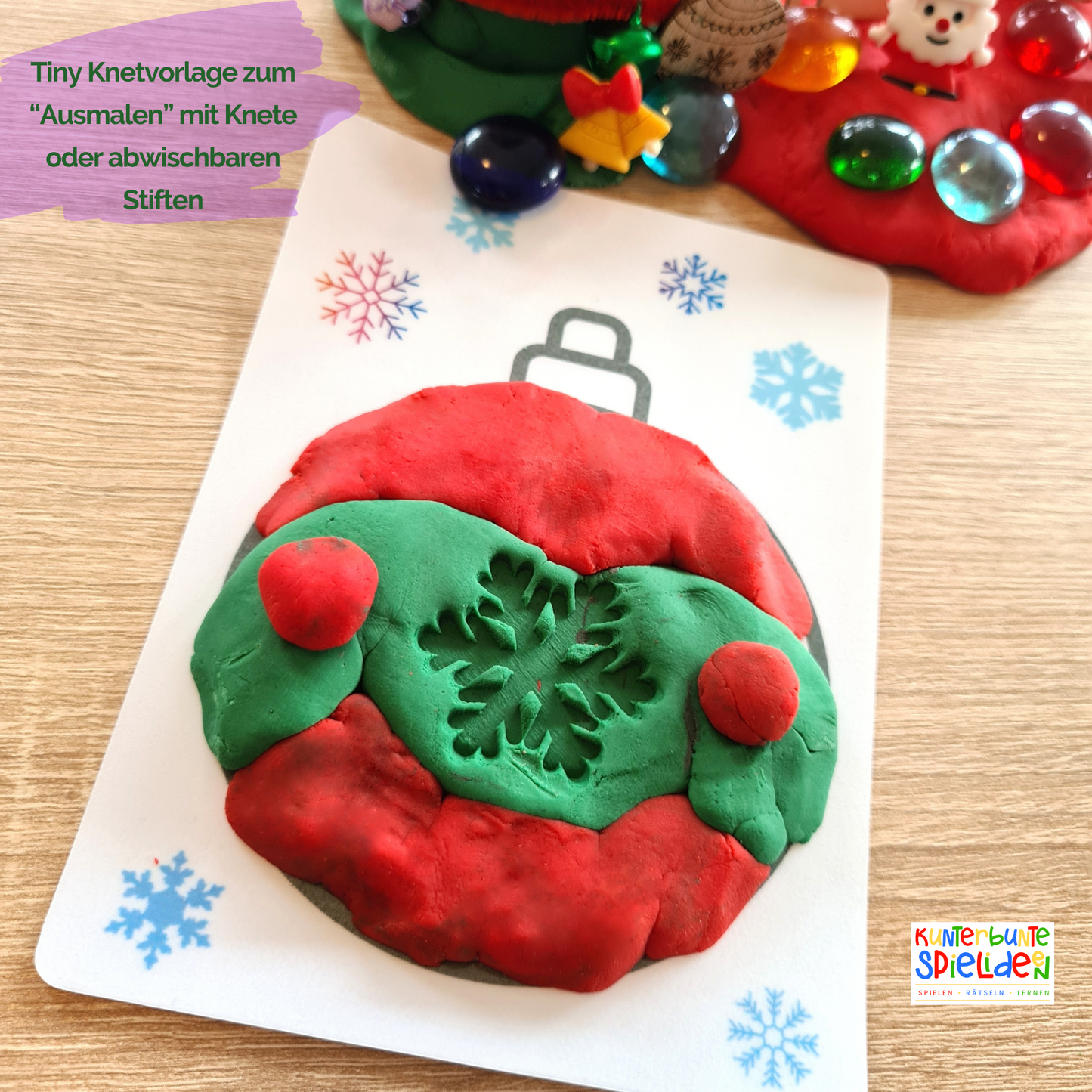 Weihnachten beschäftigung Weihnachten vegane Knete Geschenkset Sensory Play Weihnachten sensory Play Sensorisches Spielzeug für Kleinkinder Knetgläser vegane Knete handgemcht Knetdosen Kleines Geschenk Knetgläser Kleines Geschenk