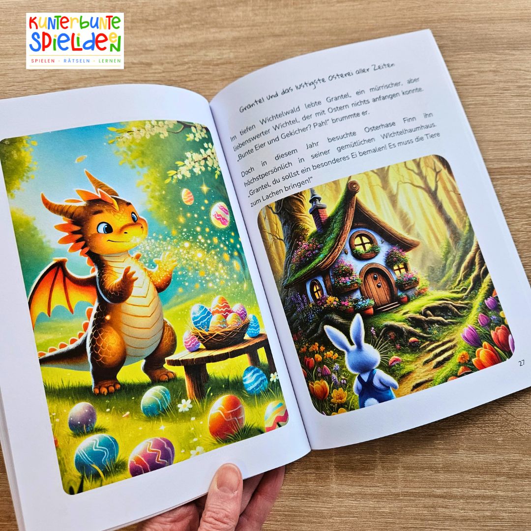 Osterbuch Wichtel Ostern im Wichtelwald Kunterbunte Spielideen Anita Prante