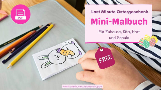 Last-Minute-Ostergeschenk für Kinder: DIY-Malbuch als PDF zum Ausdrucken