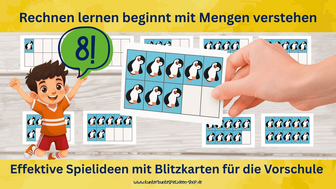 Rechnen lernen Vorbereitung in der Vorschule mit Mengenverständnis Spielideen
