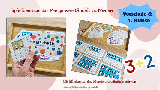 Spielideen für ein solides Mengenverständnis: Mengenverständnis üben im Zahlenraum 1 bis 10 – mit Blitzkarten als Lernspiel statt Arbeitsblatt