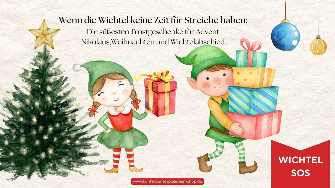 Wenn der Wichtel keine Zeit für Streiche hat – die süßesten Trost- und Weihnachtsgeschenke für Kinder