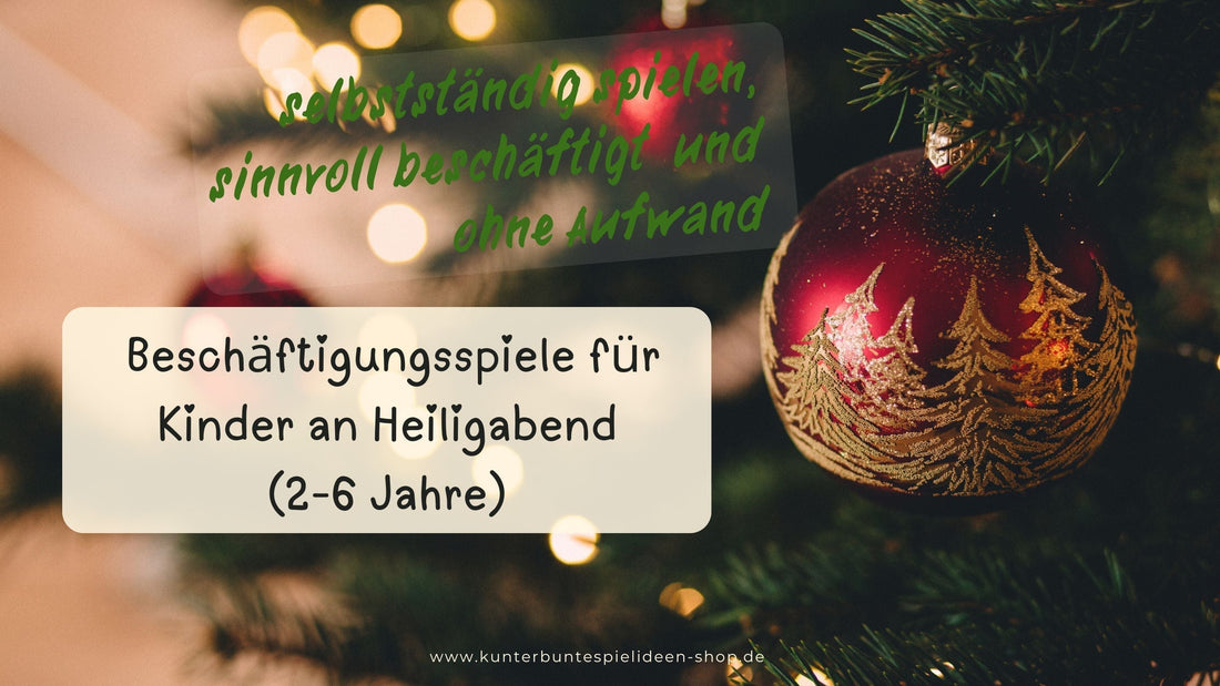 Wie beschäftige ich mein Kleinkind an Heiligabend vor der Bescherung
