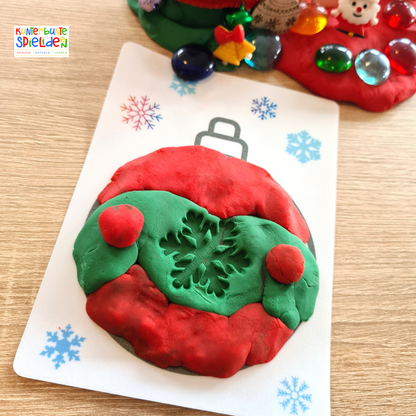 Weihnachten beschäftigung  Weihnachten  vegane Knete Geschenkset  Sensory Play Weihnachten  sensory Play  Sensorisches Spielzeug für Kleinkinder  Knetgläser vegane Knete handgemcht  Knetdosen  Kleines Geschenk Knetgläser  Kleines Geschenk