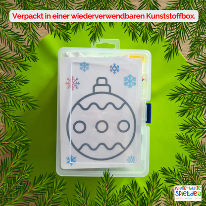 Weihnachten beschäftigung  Weihnachten  vegane Knete Geschenkset  Sensory Play Weihnachten  sensory Play  Sensorisches Spielzeug für Kleinkinder  Knetgläser vegane Knete handgemcht  Knetdosen  Kleines Geschenk Knetgläser  Kleines Geschenk