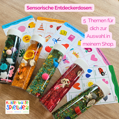 Thema Meer Sensorische Entdeckerdose Geschenk Mädchen lose teile senorischer Reis Schüttwerkzeuge Filler lose Teile Sensory Play