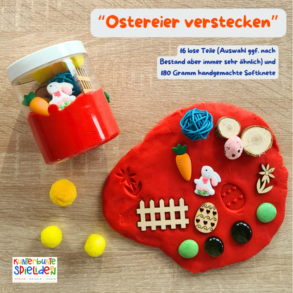 Kleines Geschenk Frühlingsaktivität Beschäftigung Frühling  Sofknete Knete Kinder Geburtstag Gastgeschenke Kinder Sensory Play Knetdose