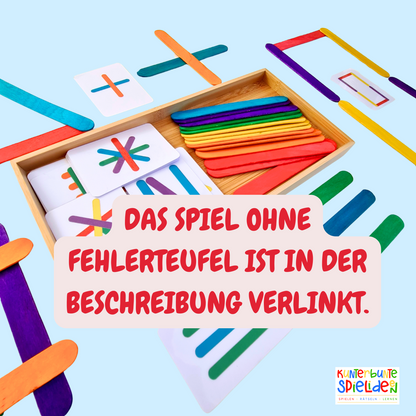 Montessori Material preiswert und reduziert Montessori Spiel Motivkarten Legespiel