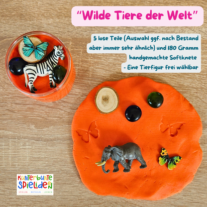 Kinder geburtstagsgeschenk Kindergeschenk Knetglas Wilde Tiere Knet set Bauernhof Sensory Play Play dough zubehör Gastgeschenke kinder knete Adventskalenderfüllung Weihnachtsgeschenk kinder Geschenke für jungen Geschenke für mädchen Geschenke für kinder