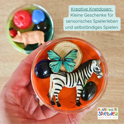 Kinder geburtstagsgeschenk Kindergeschenk Knetglas Wilde Tiere Knet set Bauernhof Sensory Play Play dough zubehör Gastgeschenke kinder knete Adventskalenderfüllung Weihnachtsgeschenk kinder Geschenke für jungen Geschenke für mädchen Geschenke für kinder