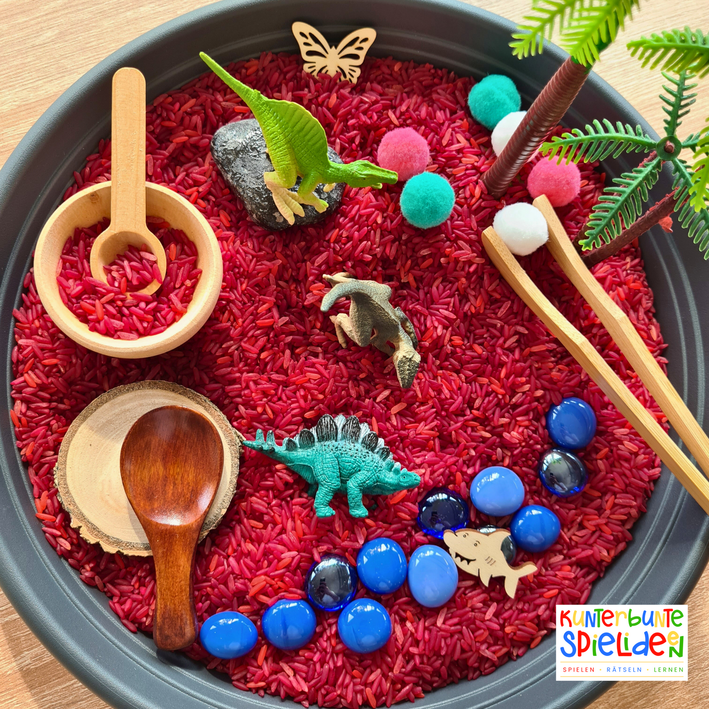 Dinosaurier Sensory Kit - Sensory Play Schüttspiele