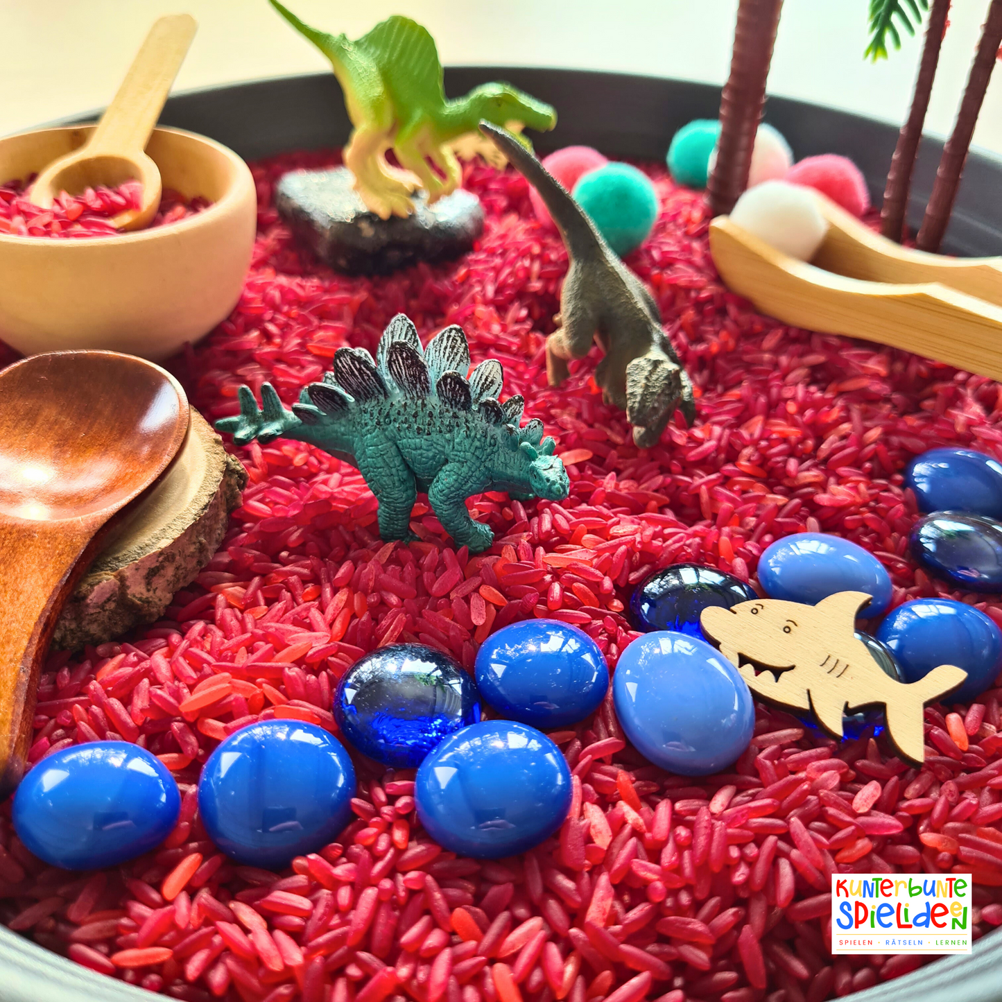 Dinosaurier Sensory Kit - Sensory Play Schüttspiele