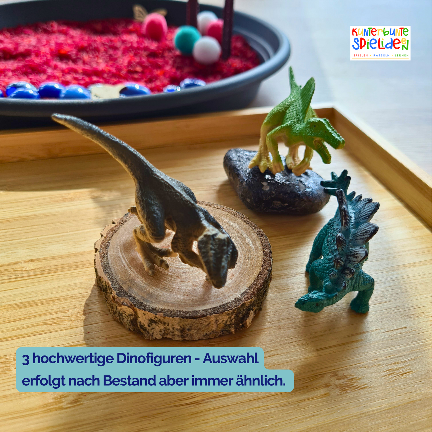 Dinosaurier Sensory Kit - Sensory Play Schüttspiele