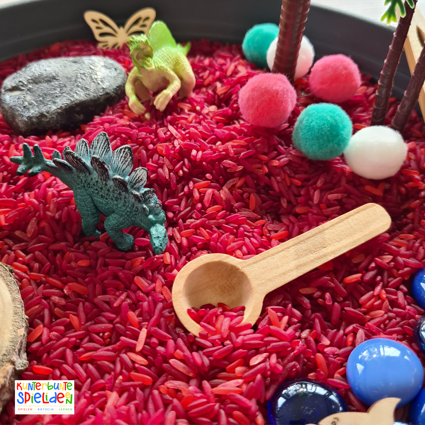 Dinosaurier Sensory Kit - Sensory Play Schüttspiele