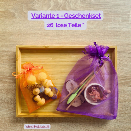 Herbstliches Sensory Play Kit, Sensory Play Herbst, Montessori Aktionstablett Herbst Zubehör, Jahreszeitentisch Herbst Dekoration, Sensorisches Spielset für Kleinkinder, Kreatives Herbstspiel für Kinder,