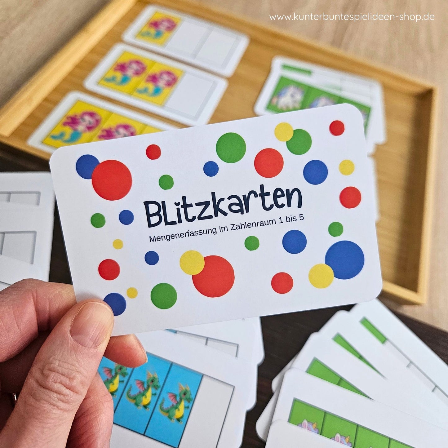 Blitzkarten Zahlenraum 1–3 als Einstieg – frühe Matheförderung für Kinder ab 2 Jahren