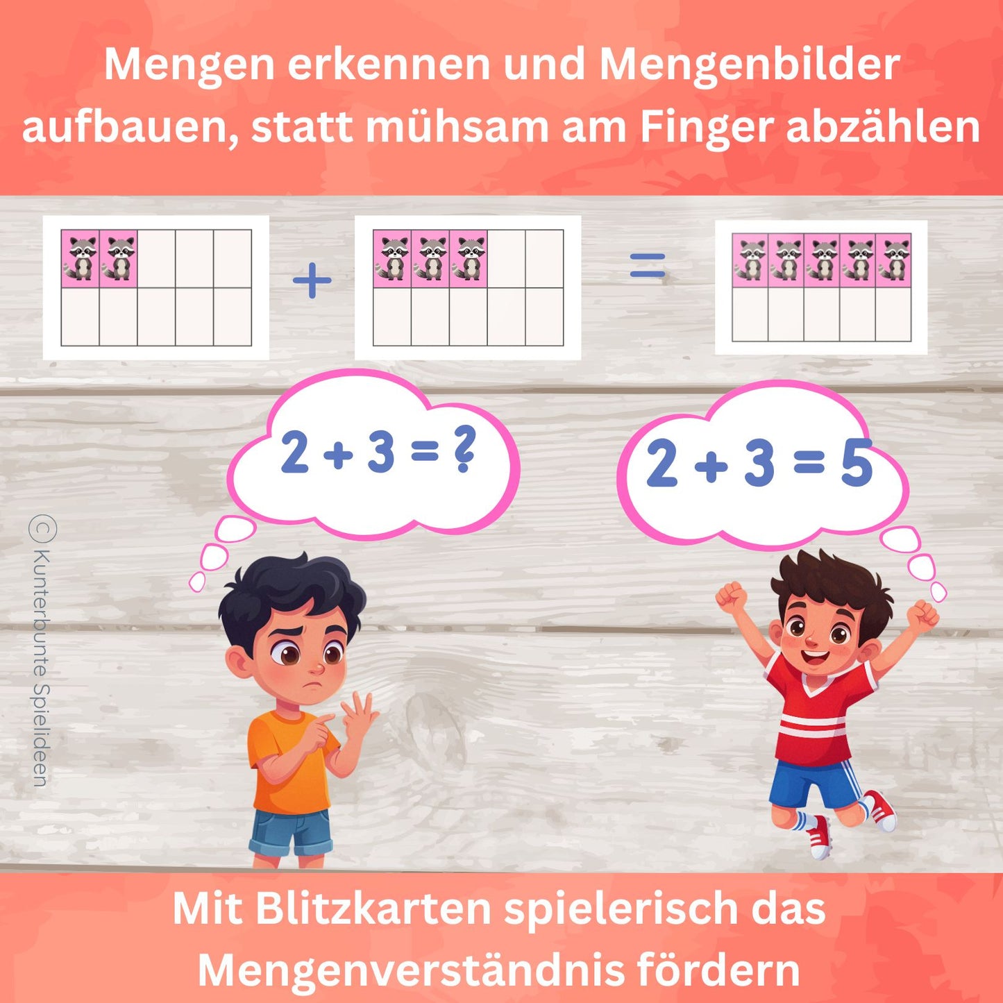 Lernkarten Zehnerfeld 1–10 Download – Mengenverständnis fördern mit Zahlbildern, Rechnen statt zählen, Lernkarten zur Mengenerfassung 1–10 PDF zum Ausdrucken für Vorschule und 1. Klasse