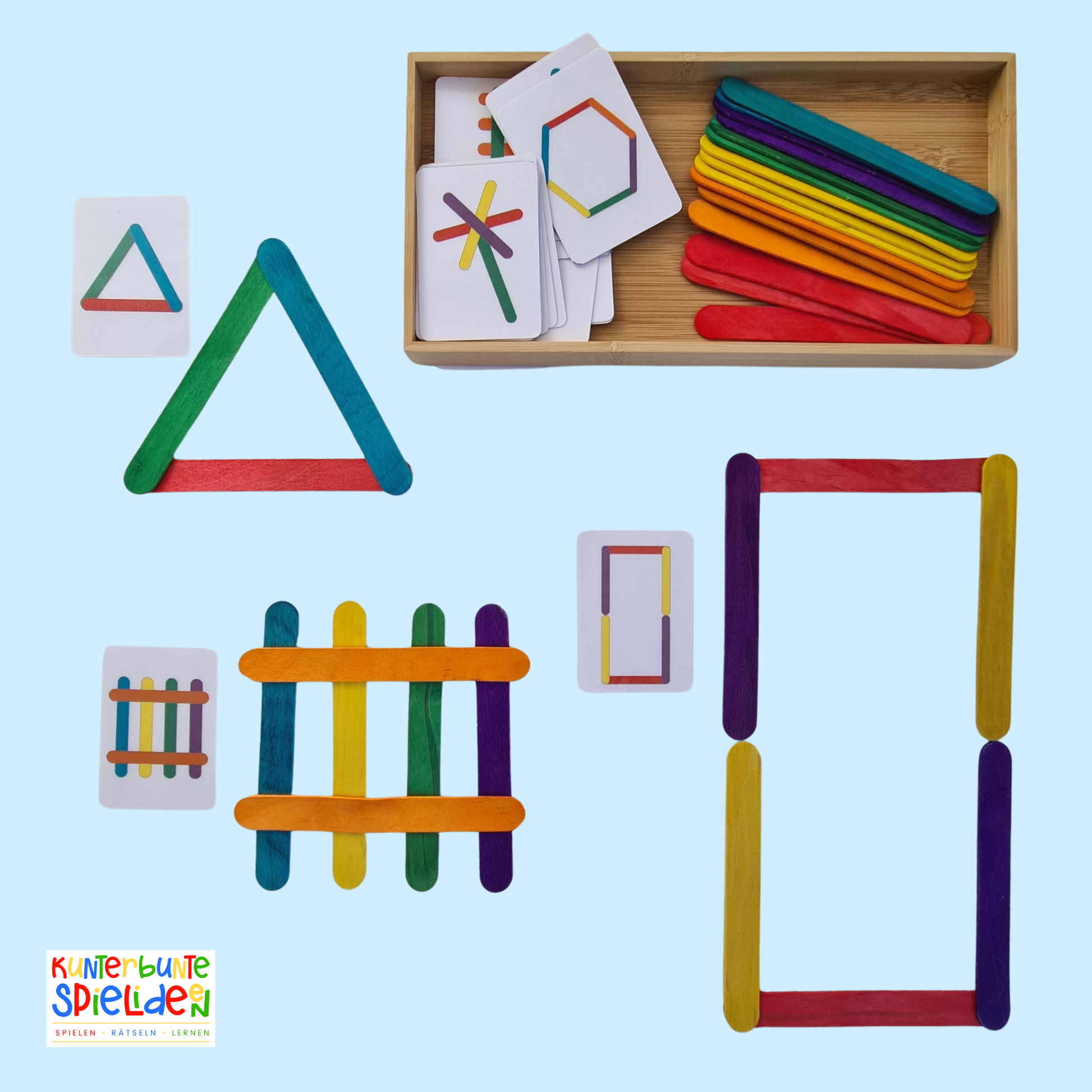 PDF Montessori Material für Kita & Therapie – Lernspiel ab 3 Jahren ab 4 Jahren zur Förderung bei Förderbedarf, auch in der Ergotherapie einsetzbar