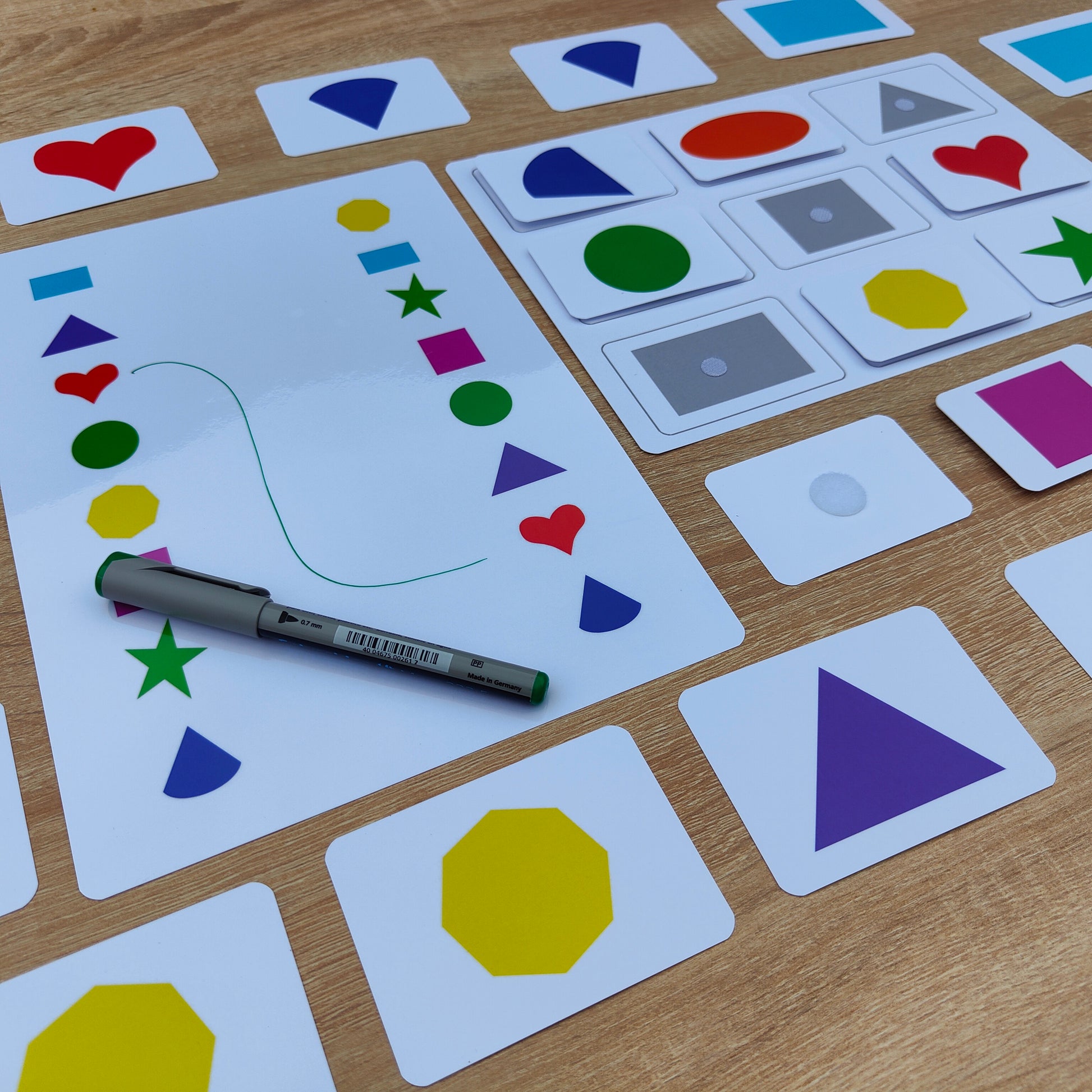 klettspiel kinder zuordnen formen farben lernspiel ohne vorbereitung