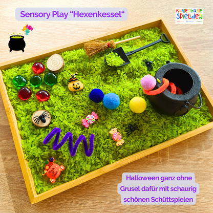 Sensory Play Halloween - Kleines Sensorik Spiel - Geschenk Kinder