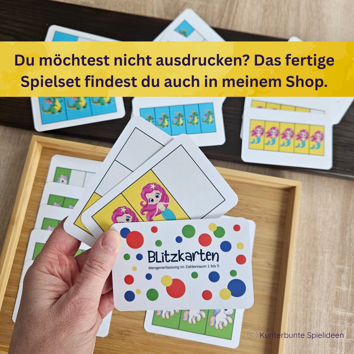 Mengenerfassung im Fünferfeld
